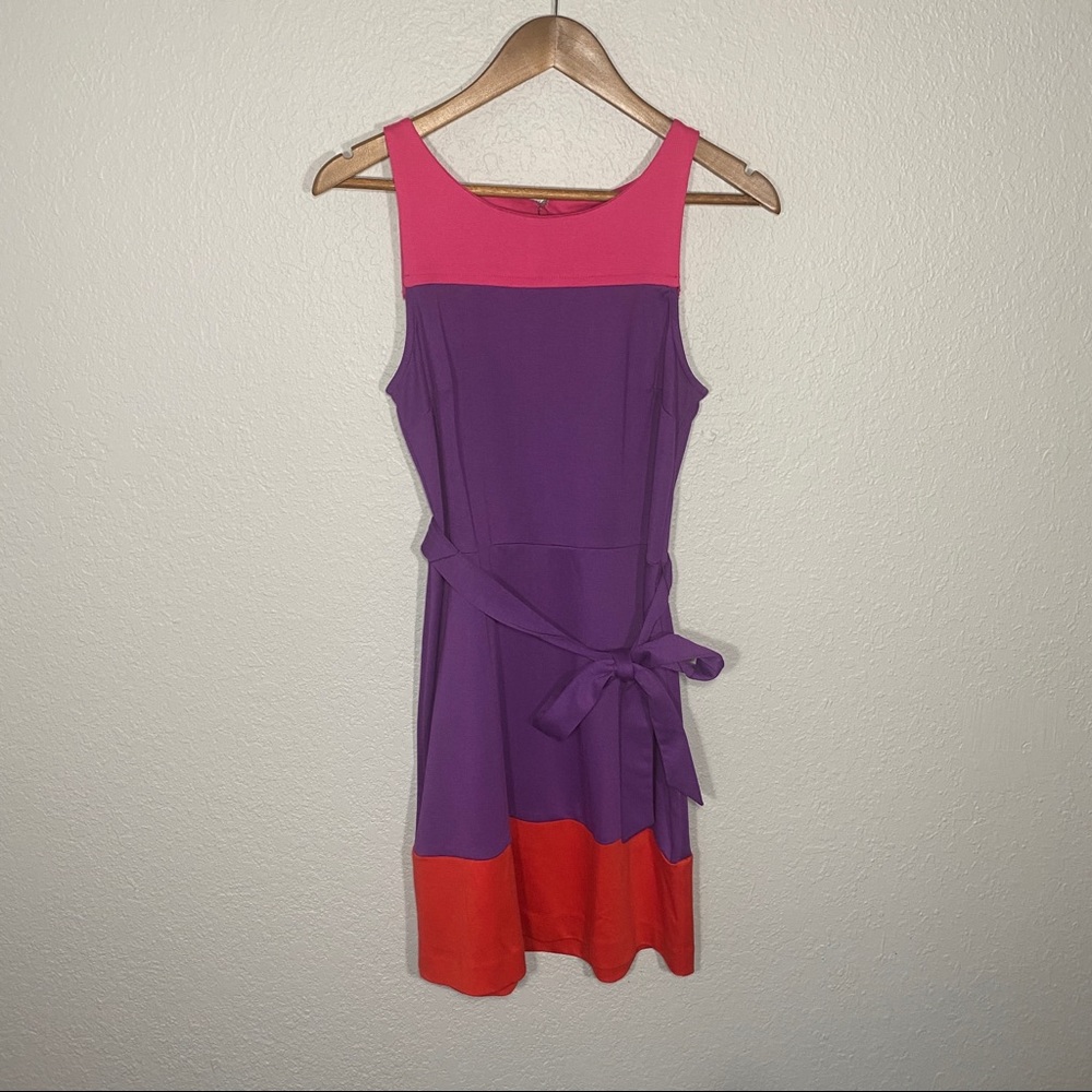 Elle | Color Block Dress - Picture 2 of 6